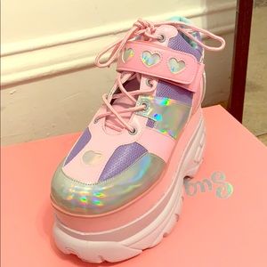 Sugar Thrillz Matallic platform shoe